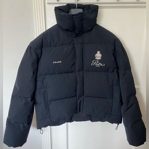 FRAME x Ritz Paris Navy Puffer Jacket